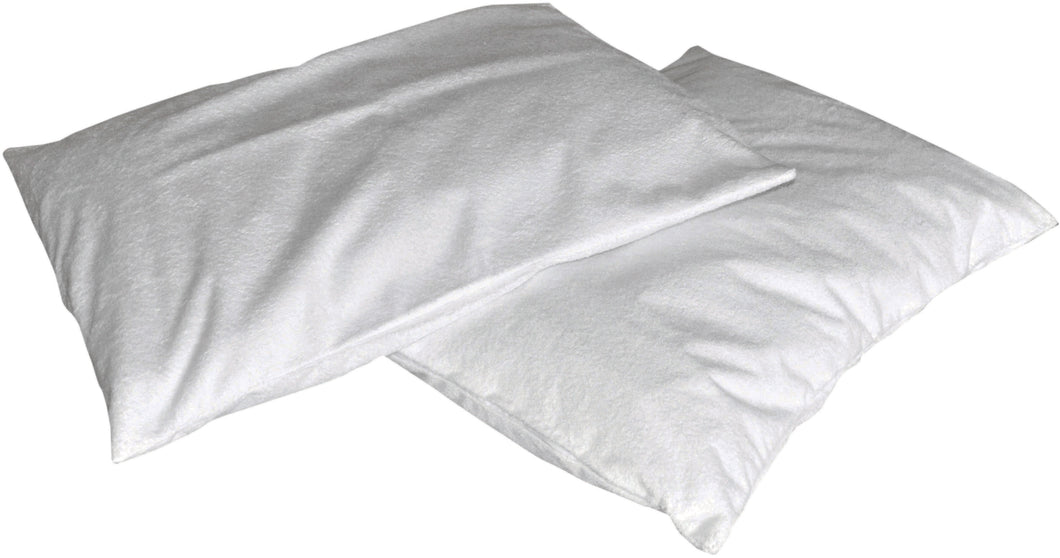 Waterproof towelling pillowcase - pair