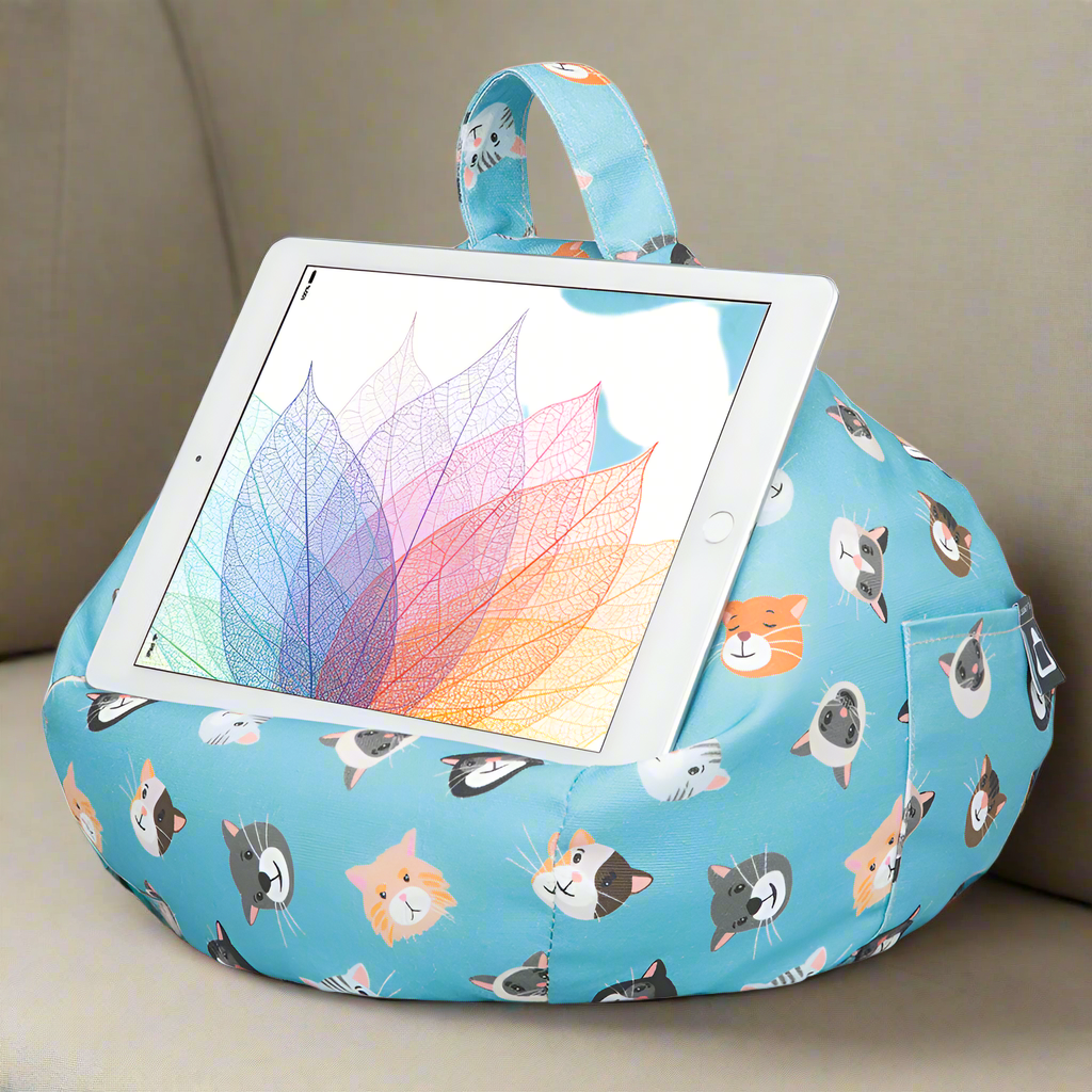Bean Bag Cushion Ibeani Amazon Furry Leopard IPad, EReader Book