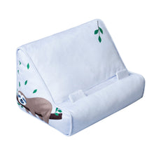 Sloth book and tablet couch