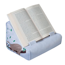 Sloth book and tablet couch