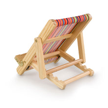 Book and tablet deckchair