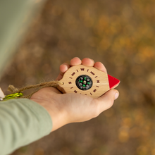 Children's wooden compass from our sustainable range