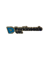 Parkinson's UK shaped logo pin badge