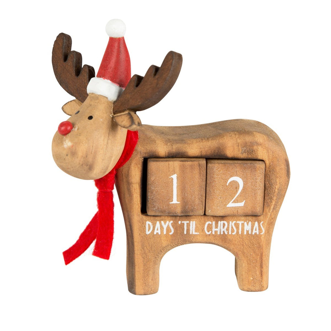 Reindeer countdown blocks