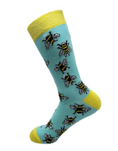 Eco-friendly bamboo socks. Bumblebee design