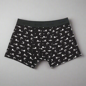 Eco-friendly bamboo trunks. 2 pair pack. Sharks design