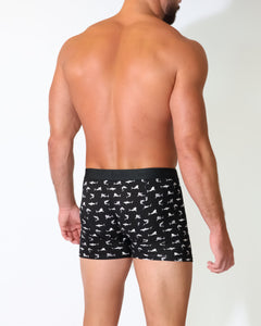 Eco-friendly bamboo trunks. 2 pair pack. Sharks design