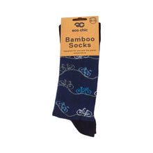 Eco-friendly bamboo socks. Bike design. Size 6-11