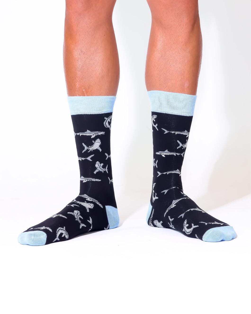 Eco-friendly bamboo socks. Sharks design. Size 6-11