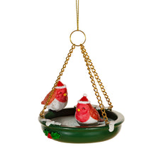 Black Friday offer. Bird bath hanging decoration