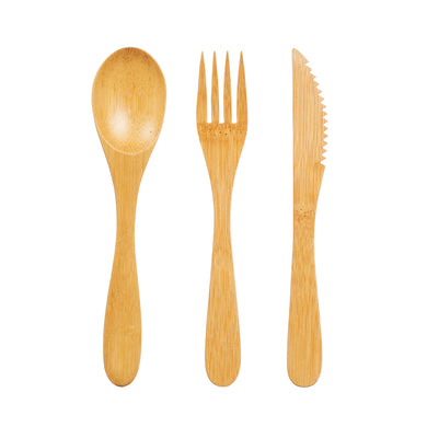 Bamboo cutlery - set of 3 items