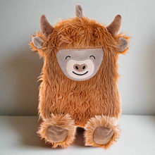 Highland cow hot water bottle