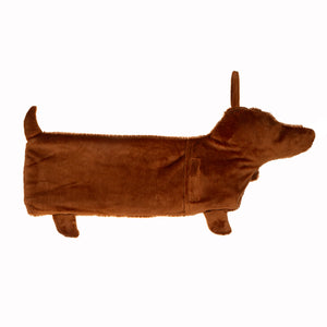 Dachshund hot water bottle