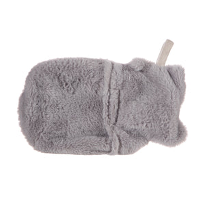 Grey cat hot water bottle