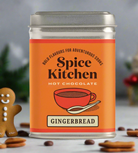 Gingerbread hot chocolate tin