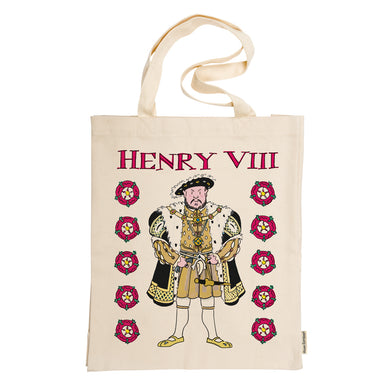 Henry VIII double side design tote bag