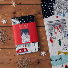 Christmas in Paris tea towel by Jessica Hogarth