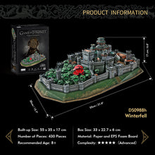 Game of Thrones Winterfell 3D jigsaw puzzle