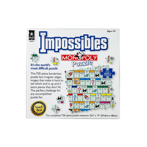 Impossibles Monopoly 750 piece jigsaw puzzle