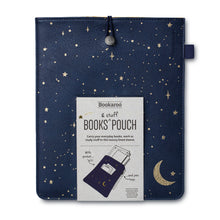 Moon and stars book and stuff pouch