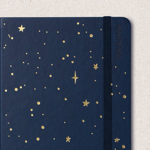 Moon and stars A5 notebook