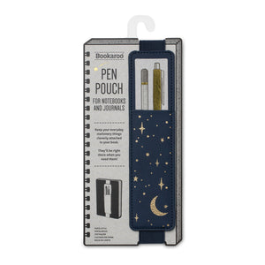 Moon and stars pen pouch