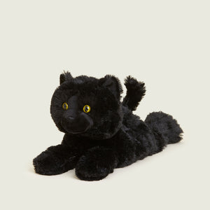 Black cat weighted microwaveable warmie