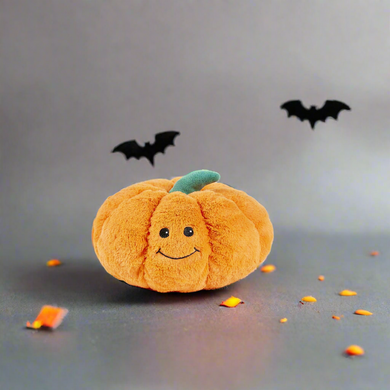 Pumpkin weighted microwaveable warmie