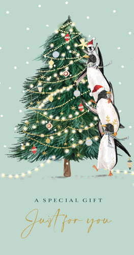 Decorating the tree Money wallet