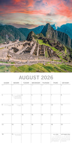 Wonders of the world 2026 calendar