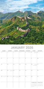 Wonders of the world 2026 calendar