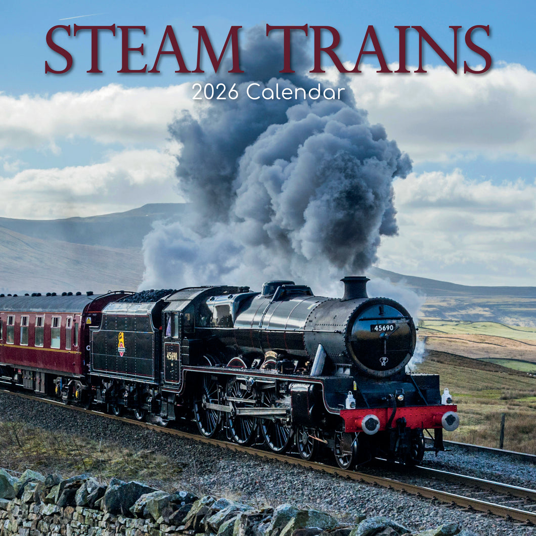 Steam trains 2026 calendar