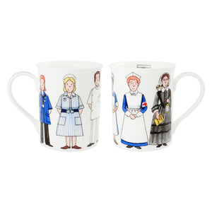Nursing bone china mug by Alison Gardiner