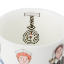 Nursing bone china mug by Alison Gardiner