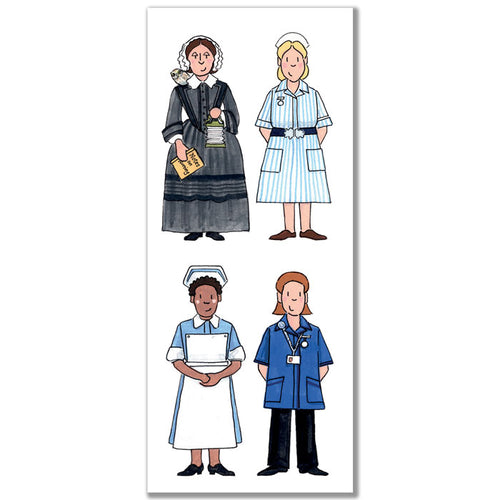 Nursing magnetic bookmark by Alison Gardiner