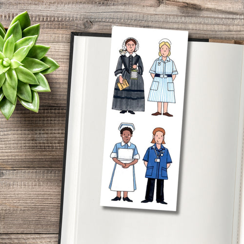 Nursing magnetic bookmark by Alison Gardiner