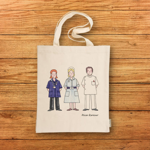 Nursing 100% cotton tote bag by Alison Gardiner