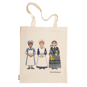 Nursing 100% cotton tote bag by Alison Gardiner