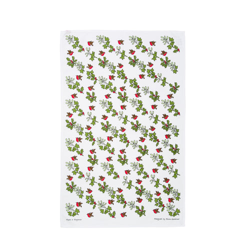 Holly and Ivy Tea Towel