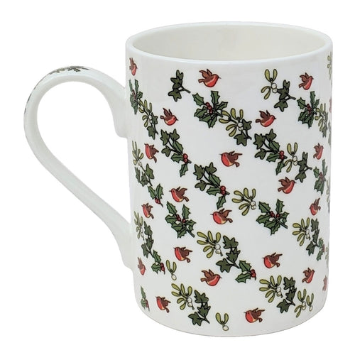 Holly and Ivy Bone China Mug