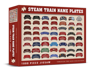 Steam Train Name Plates jigsaw puzzle