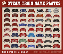 Steam Train Name Plates jigsaw puzzle