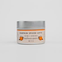 Pumpkin spiced latte tin candle