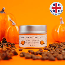 Pumpkin spiced latte tin candle