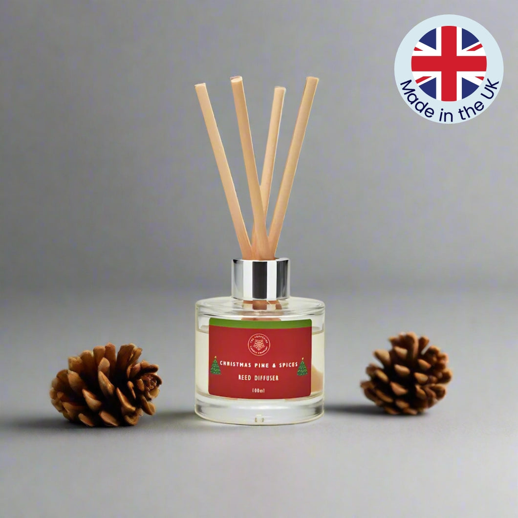 Pine and spices reed diffuser