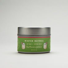 Nutmeg tin candle
