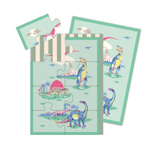 Children's jigsaw puzzle card - Dinosaurs