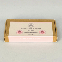 Blush rose & amber wax melts