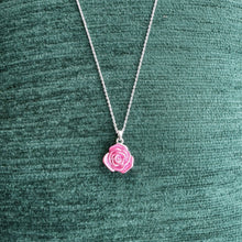 Rose pendant and chain