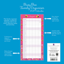 2027 Calendar - Busy Bee Family Organiser